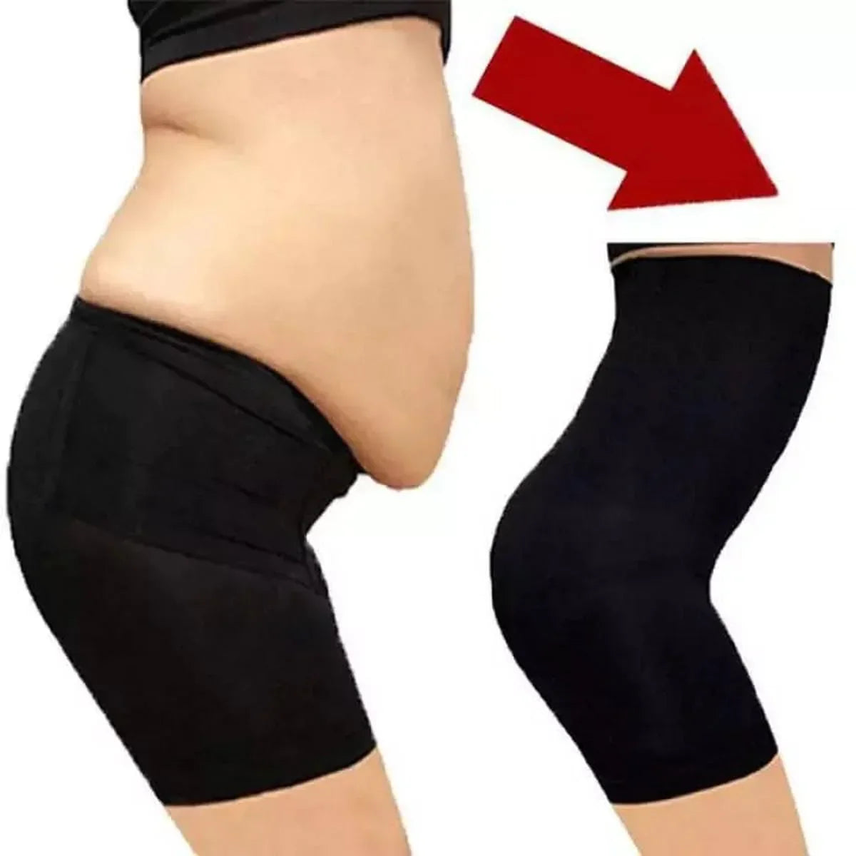Premium Slim Body ComfortCurve High Waist Shaper | Instantly Look 10–20 Pounds Thinner — Breathable Lightweight & Summer Ready!